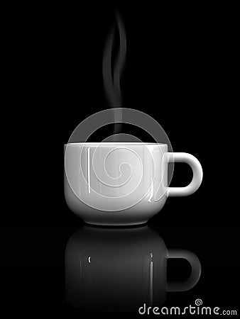 Demitasse. Coffee cup Stock Photo