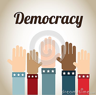 Democracy Vector Illustration