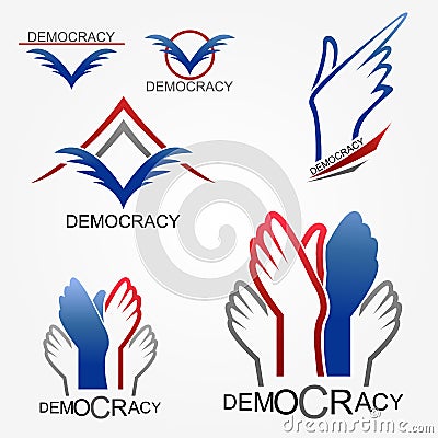 Democracy Vector Illustration