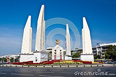 Democracy monument Stock Photo