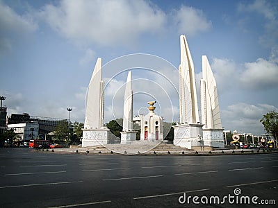 Democracy monument Stock Photo