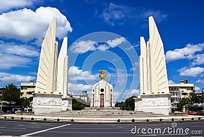 Democracy monument in Bangkok Stock Photo