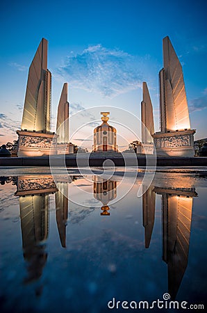 Democracy Monument Stock Photo