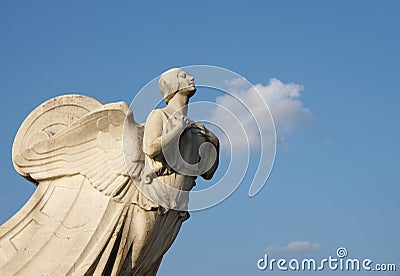 Democracy - Statue at the Union Station in Washing Stock Photo