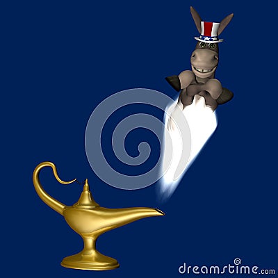 Democrat Genie 1 Editorial Stock Photo