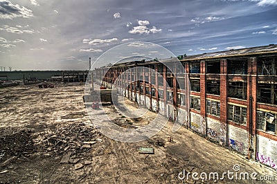 Demolished Building Stock Photo