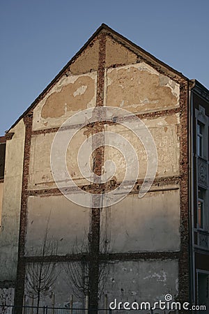 Demolished house Stock Photo