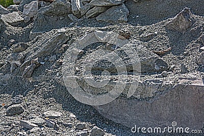 Demolition of buildings in urban environments. Stock Photo