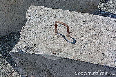 Demolition of buildings in urban environments. Stock Photo