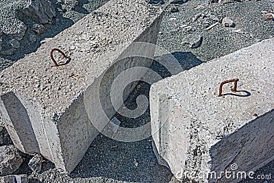 Demolition of buildings in urban environments. Stock Photo