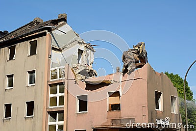 Demolition work Stock Photo