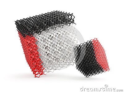 Demonstrate the possibilities of 3D printer Stock Photo