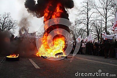 Demonstration Editorial Stock Photo