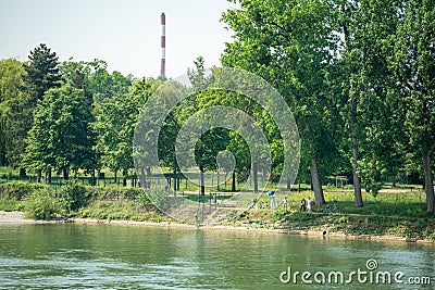 Demonstration Germany reopening of borders due to Coronavirus closing Editorial Stock Photo