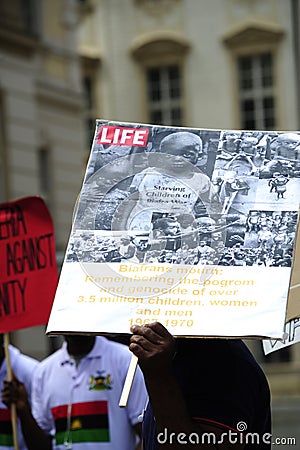 Demonstration-Indigenious People of Biafra Editorial Stock Photo