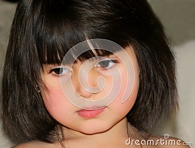 Demure Beauty Stock Photo