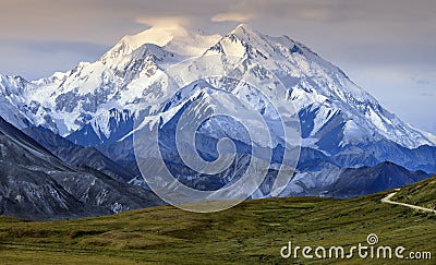 Mount McKinley - Denali National Park - Alaska Stock Photo