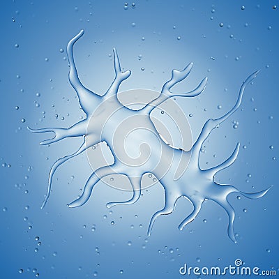 A dendritic cell Cartoon Illustration
