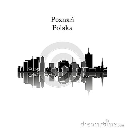 Poznan, Polska, Poland Vector Illustration