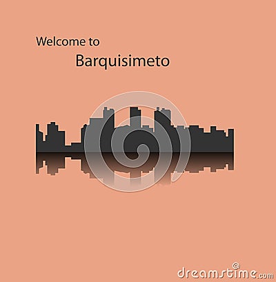 Barquisimeto, Venezuela city silhouette Vector Illustration