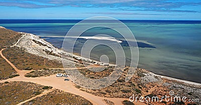 Denham Lookout Western Australia Stock Photo