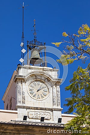 Denia Town Hall in Spain Stock Photo