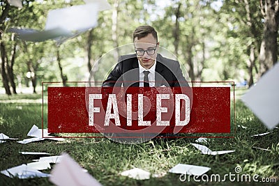 Denied Rejected Banned Failed Stamp Graphic Concept Stock Photo
