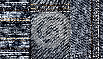 Jeans fabric Stock Photo