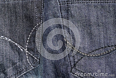 Denim jeans material background Stock Photo