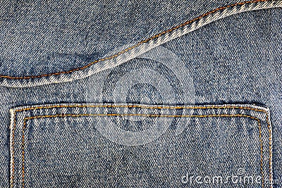 Denim material for background Stock Photo
