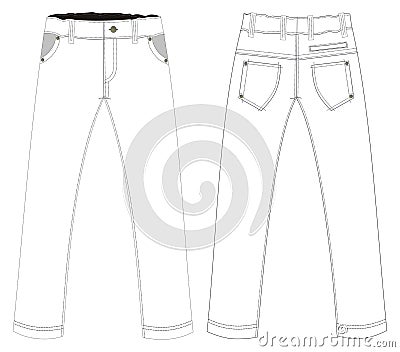 Denim Pants Royalty Free Stock Images - Image: 24306459