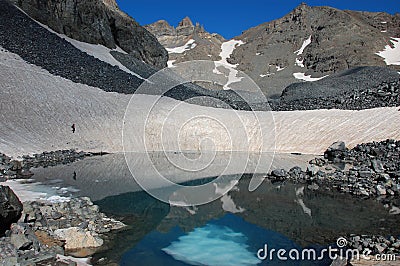 Deniz Golu Lake, kackar Turkey Stock Photo