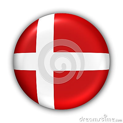 Denmark Flag Stock Photo