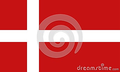 Denmark flag Stock Photo