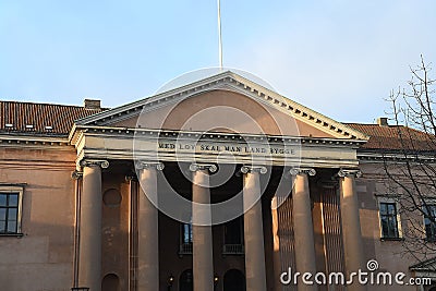 DENMARK HIGH COURT BUILDING AT NYTORV COPENHAGEN Editorial Stock Photo