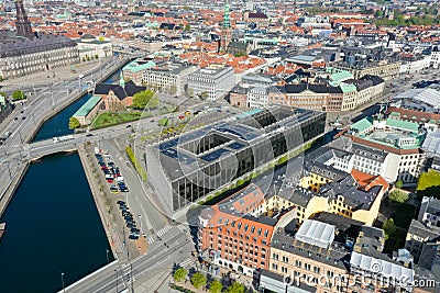 Denmarks National Bank in Copenhagen Editorial Stock Photo