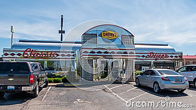 Dennys American Diner Restaurant in Louisville - LOUISVILLE. USA - JUNE 14, 2019 Editorial Stock Photo