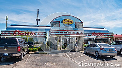 Dennys American Diner Restaurant in Louisville - LOUISVILLE. USA - JUNE 14, 2019 Editorial Stock Photo