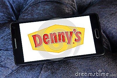 Dennys fast food logo Editorial Stock Photo