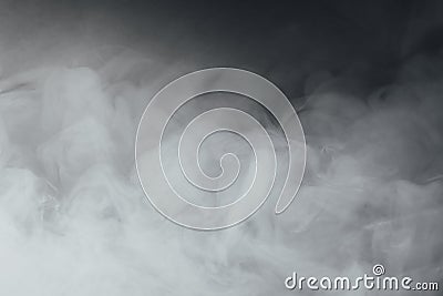 Dense smoke background Stock Photo