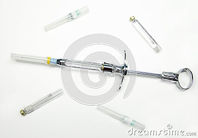 Dental anesthesia injection Stock Photo