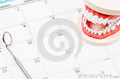 Dental appointment concept. Stock Photo