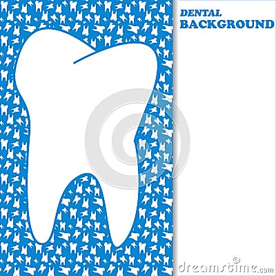 Dental background Vector Illustration