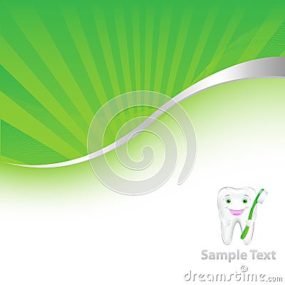 Dental Background. Vector Vector Illustration