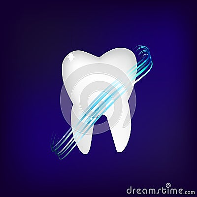 Dental care Tooth Icon vector Concept. Vector Illustration