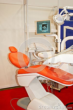 Dental chair Stock Photo