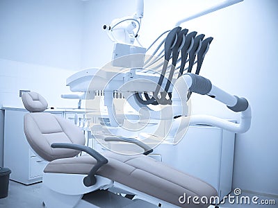Dental chair Stock Photo
