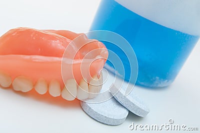 Dental cleaning Stock Photo