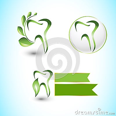 Dental Clinic Logo Vector Illustration