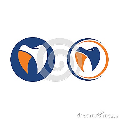 Dental Clinic logo template, Dental Care logo designs vector, Health Dent Logo design Vector Illustration